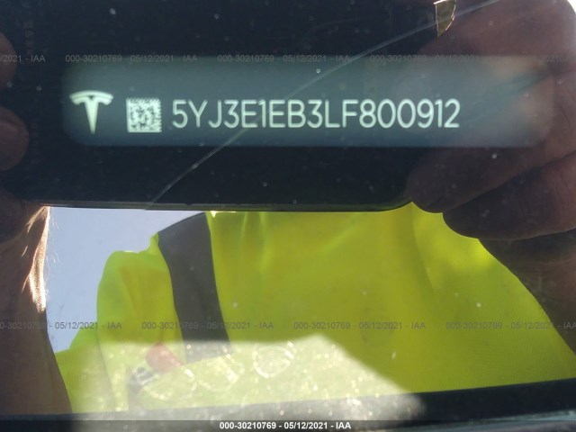 Photo 8 VIN: 5YJ3E1EB3LF800912 - TESLA MODEL 3 