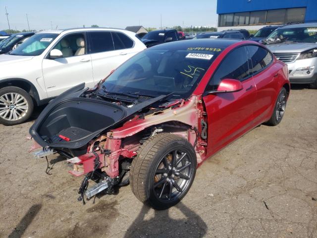 Photo 1 VIN: 5YJ3E1EB3MF973248 - TESLA MODEL 3 