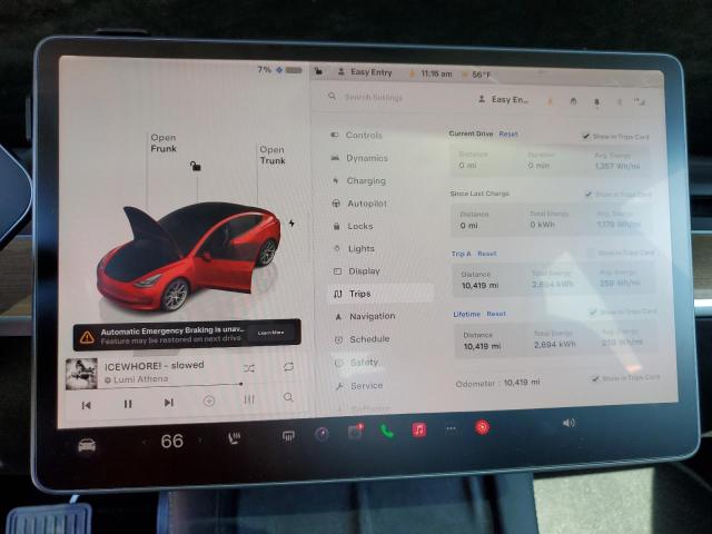 Photo 8 VIN: 5YJ3E1EB3NF192795 - TESLA MODEL 3 