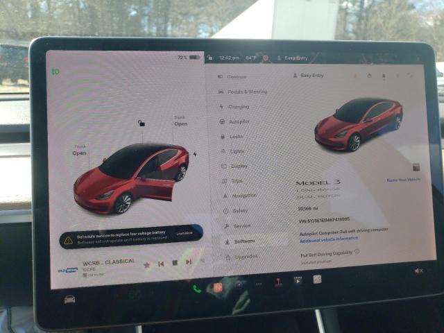 Photo 8 VIN: 5YJ3E1EB4KF418595 - TESLA MODEL 3 