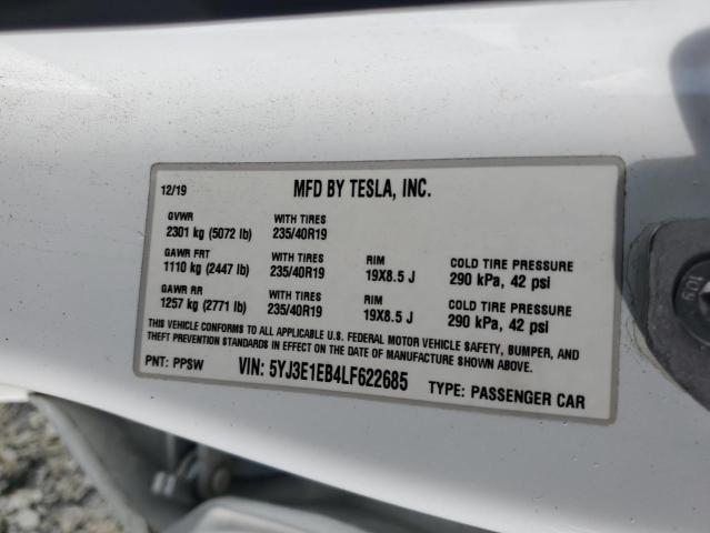 Photo 11 VIN: 5YJ3E1EB4LF622685 - TESLA MODEL 3 