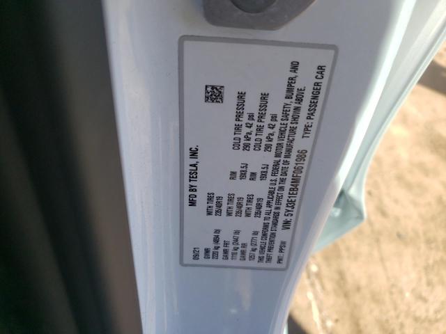 Photo 11 VIN: 5YJ3E1EB4MF061986 - TESLA MODEL 3 