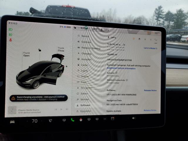 Photo 8 VIN: 5YJ3E1EB4MF923796 - TESLA MODEL 3 