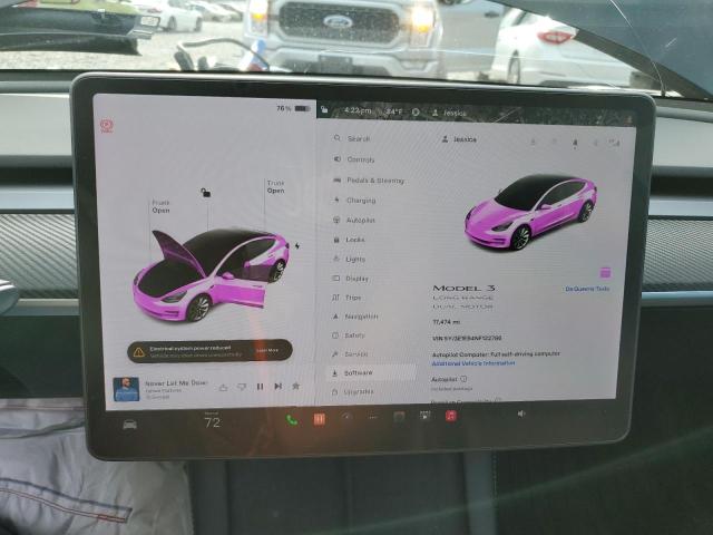 Photo 8 VIN: 5YJ3E1EB4NF122786 - TESLA MODEL 3 