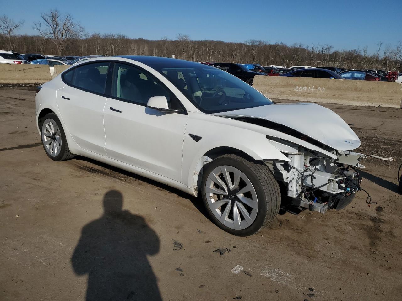 Photo 3 VIN: 5YJ3E1EB4NF181045 - TESLA MODEL 3 