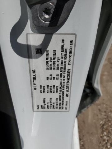 Photo 11 VIN: 5YJ3E1EB4NF270839 - TESLA MODEL 3 