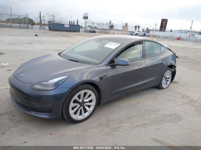 Photo 1 VIN: 5YJ3E1EB4NF322261 - TESLA MODEL 3 