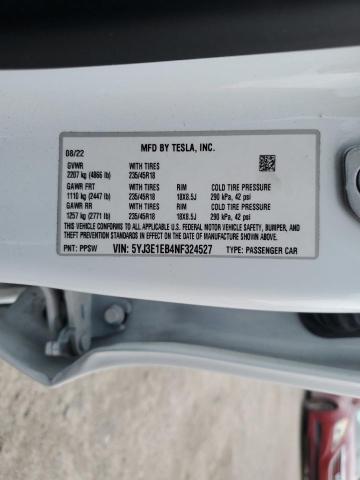 Photo 12 VIN: 5YJ3E1EB4NF324527 - TESLA MODEL 3 