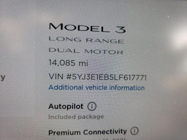 Photo 7 VIN: 5YJ3E1EB5LF617771 - TESLA MODEL 3 