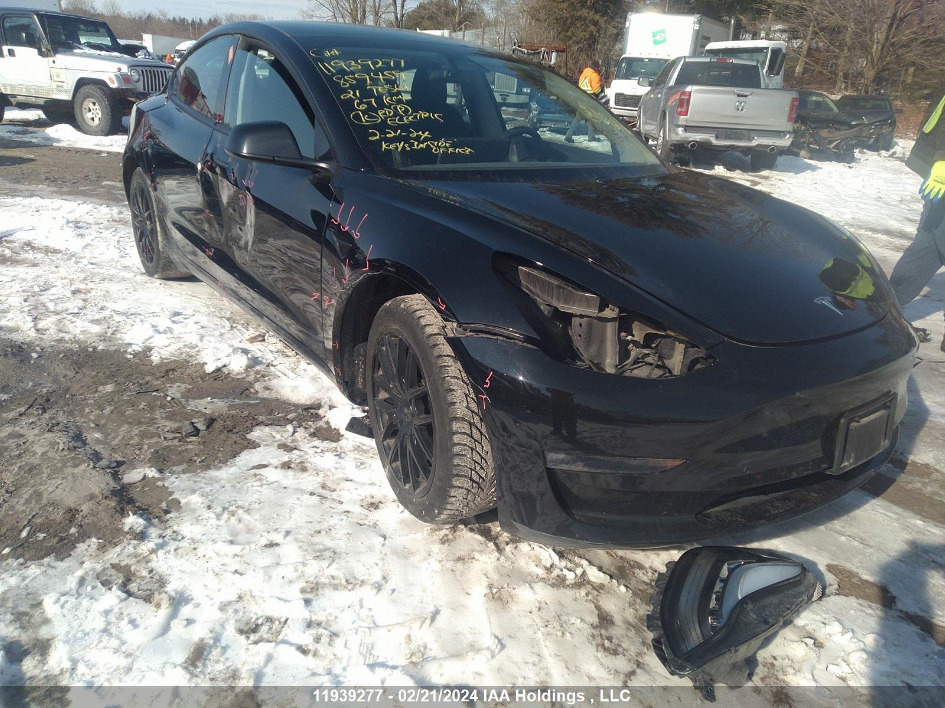 Photo 5 VIN: 5YJ3E1EB5MF859459 - TESLA MODEL 3 