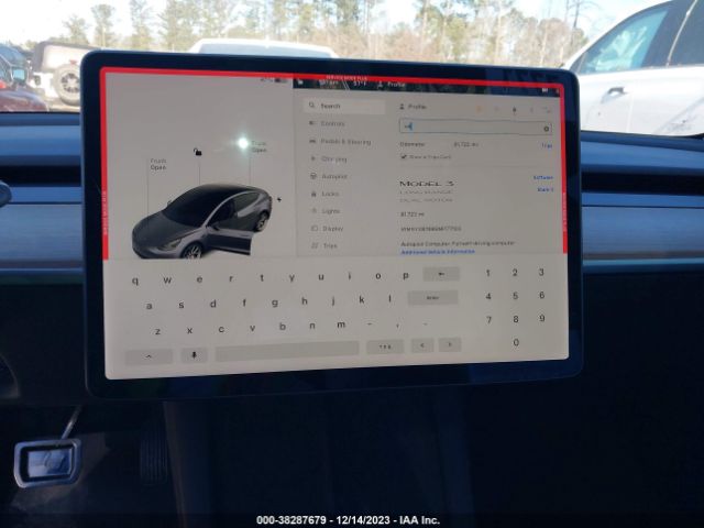 Photo 9 VIN: 5YJ3E1EB5NF177103 - TESLA MODEL 3 