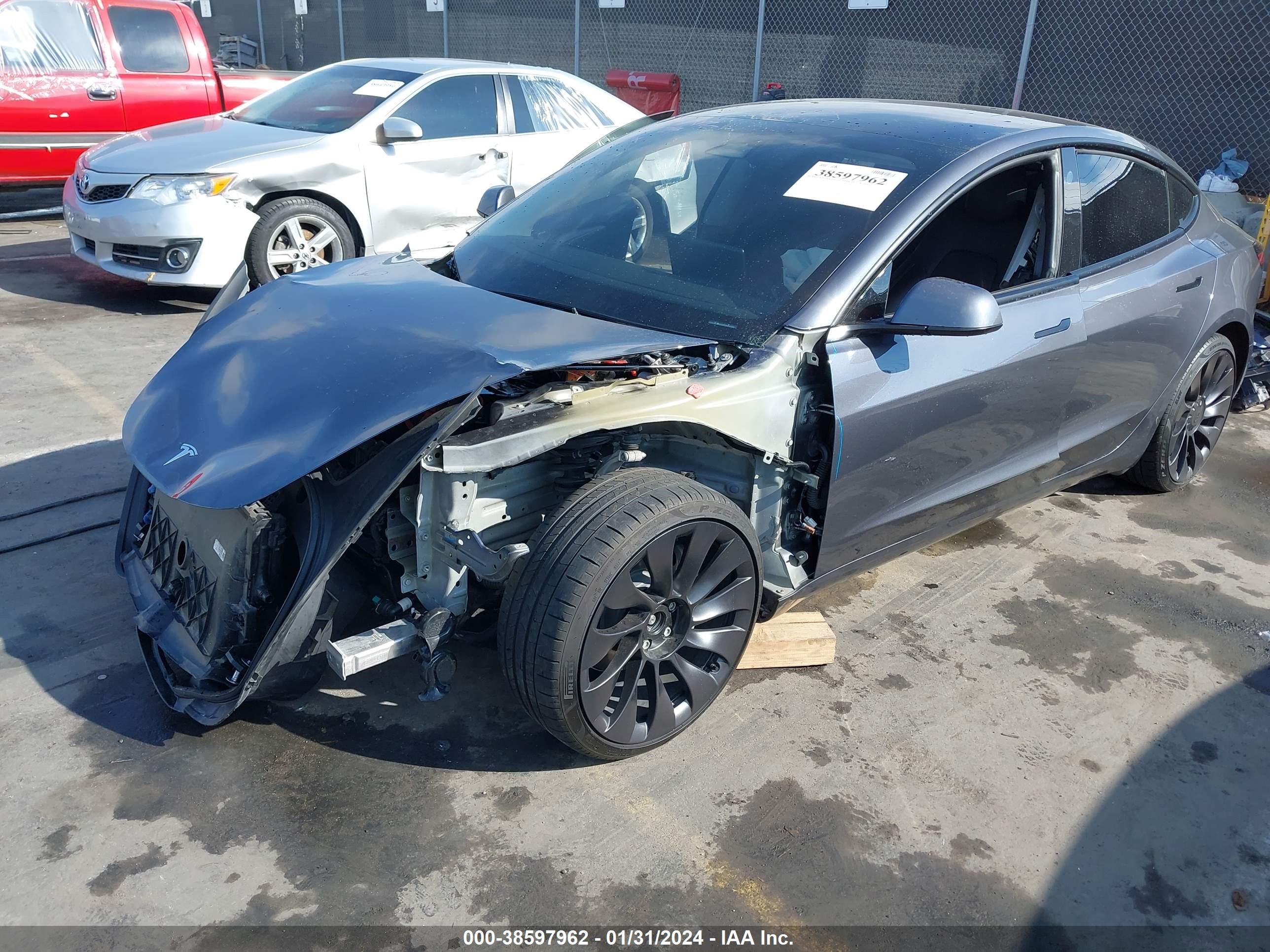 Photo 1 VIN: 5YJ3E1EB5NF183452 - TESLA MODEL 3 