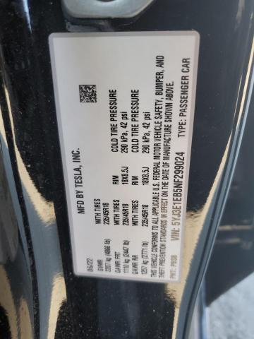 Photo 11 VIN: 5YJ3E1EB5NF299024 - TESLA MODEL 3 