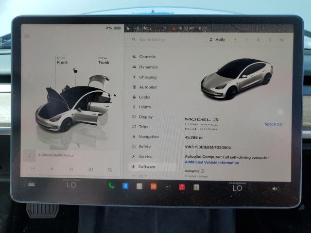 Photo 8 VIN: 5YJ3E1EB5NF320504 - TESLA MODEL 3 