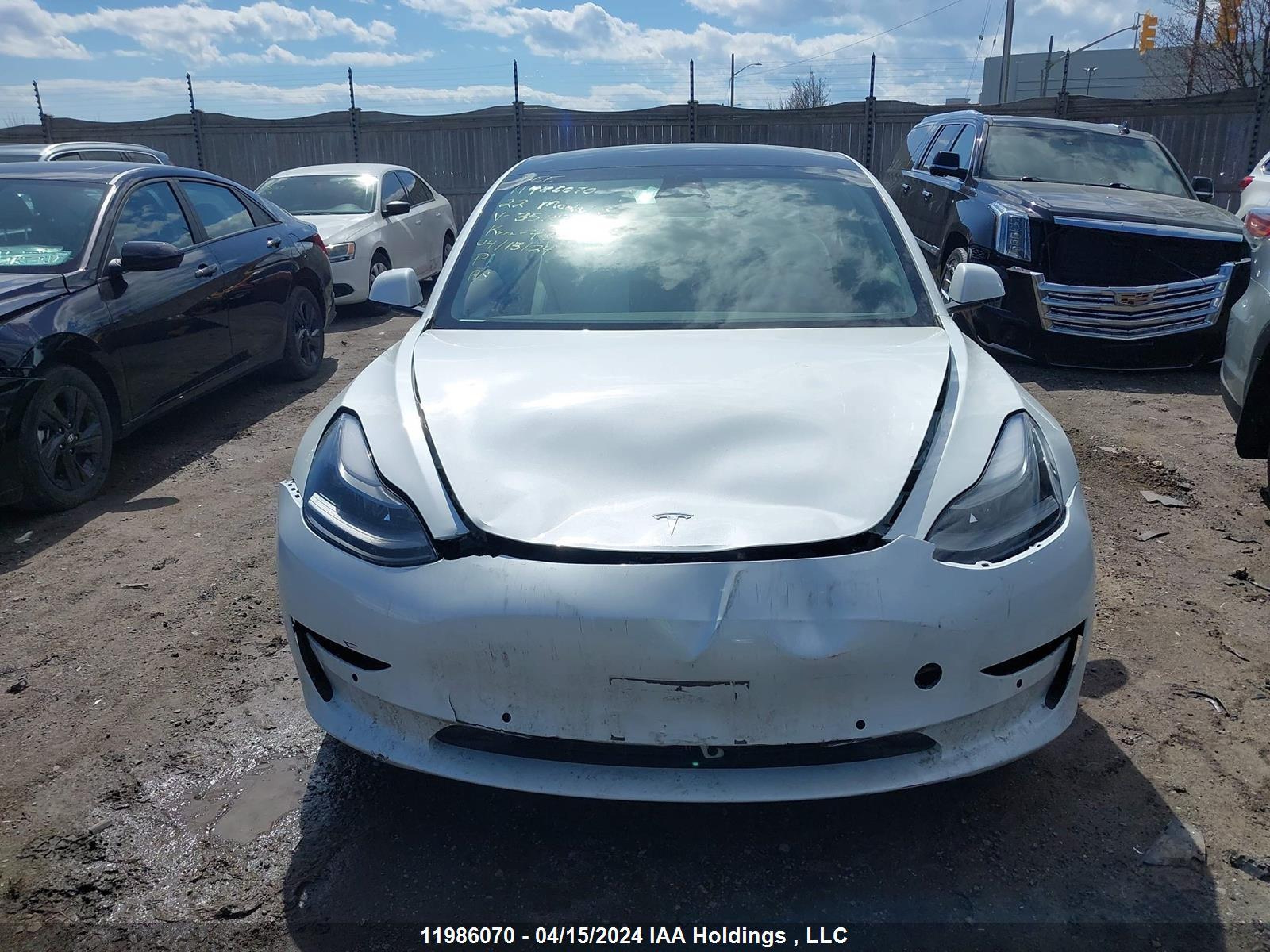 Photo 10 VIN: 5YJ3E1EB5NF352711 - TESLA MODEL 3 