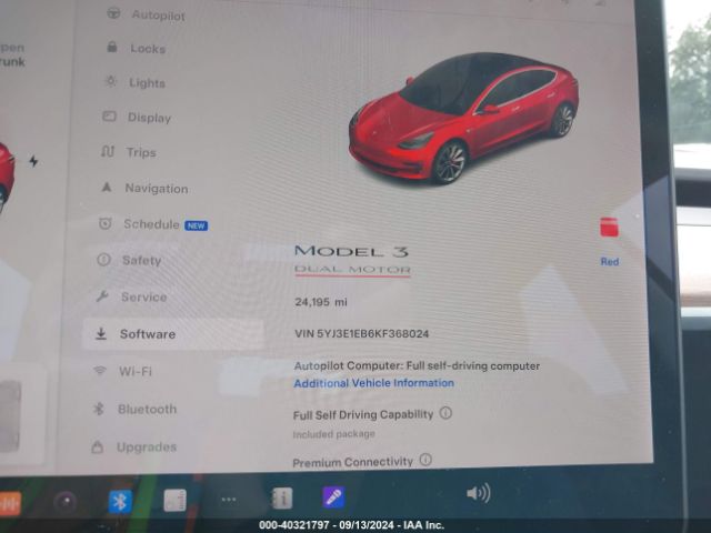 Photo 6 VIN: 5YJ3E1EB6KF368024 - TESLA MODEL 3 