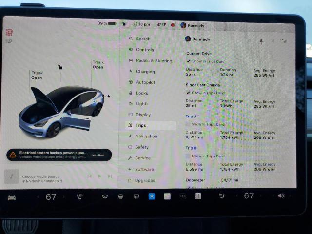 Photo 8 VIN: 5YJ3E1EB6MF855467 - TESLA MODEL 3 