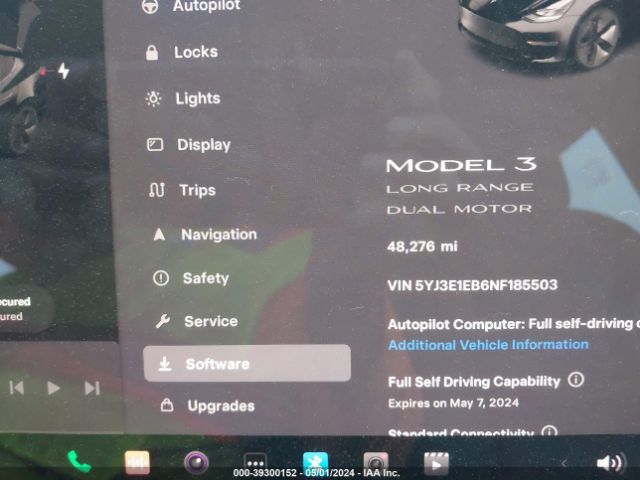 Photo 6 VIN: 5YJ3E1EB6NF185503 - TESLA MODEL 3 