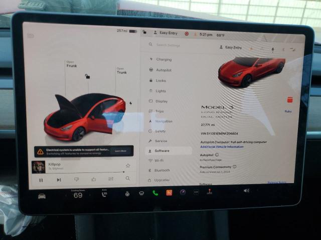 Photo 8 VIN: 5YJ3E1EB6NF206804 - TESLA MODEL 3 