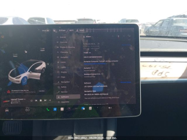 Photo 6 VIN: 5YJ3E1EB6NF212053 - TESLA MODEL 3 