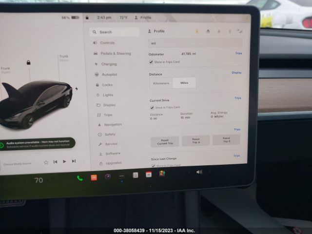 Photo 6 VIN: 5YJ3E1EB6NF262354 - TESLA MODEL 3 