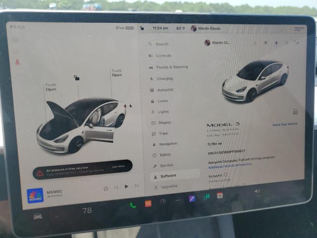 Photo 8 VIN: 5YJ3E1EB6PF598637 - TESLA MODEL 3 