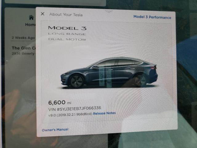 Photo 7 VIN: 5YJ3E1EB7JF066336 - TESLA MODEL 3 