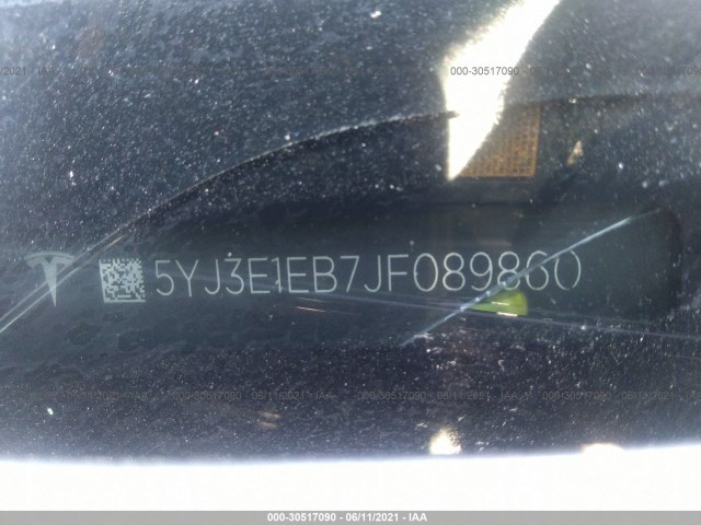 Photo 8 VIN: 5YJ3E1EB7JF089860 - TESLA MODEL 3 