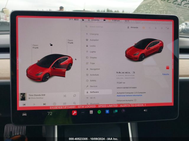 Photo 6 VIN: 5YJ3E1EB7JF114661 - TESLA MODEL 3 