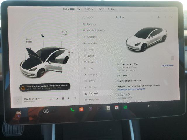 Photo 8 VIN: 5YJ3E1EB7KF442339 - TESLA MODEL 3 