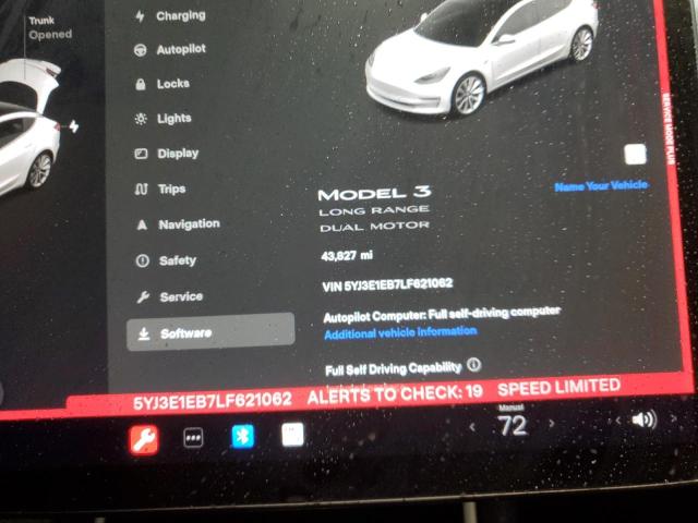 Photo 8 VIN: 5YJ3E1EB7LF621062 - TESLA MODEL 3 