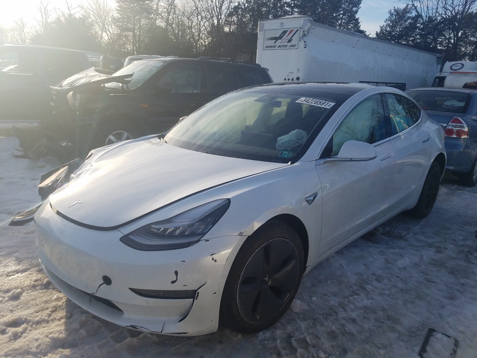 Photo 1 VIN: 5YJ3E1EB7LF790692 - TESLA MODEL 3 