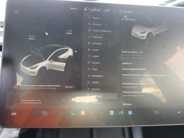 Photo 8 VIN: 5YJ3E1EB7NF158889 - TESLA MODEL 3 