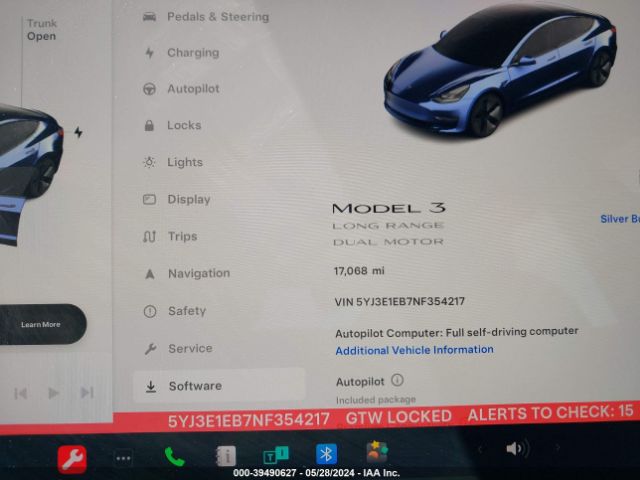 Photo 6 VIN: 5YJ3E1EB7NF354217 - TESLA MODEL 3 