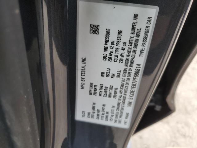 Photo 11 VIN: 5YJ3E1EB7PF680814 - TESLA MODEL 3 