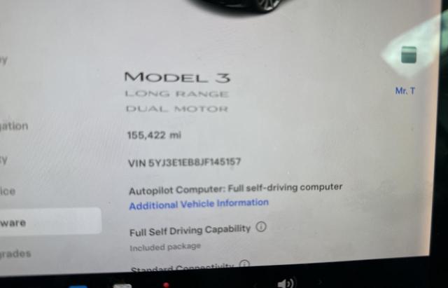 Photo 7 VIN: 5YJ3E1EB8JF145157 - TESLA MODEL 3 