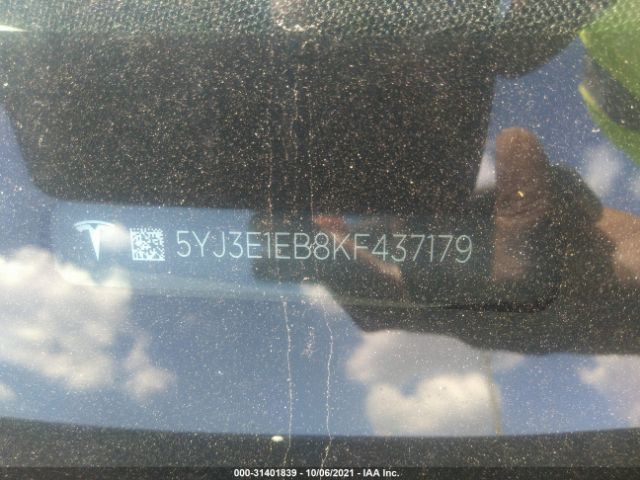 Photo 8 VIN: 5YJ3E1EB8KF437179 - TESLA MODEL 3 