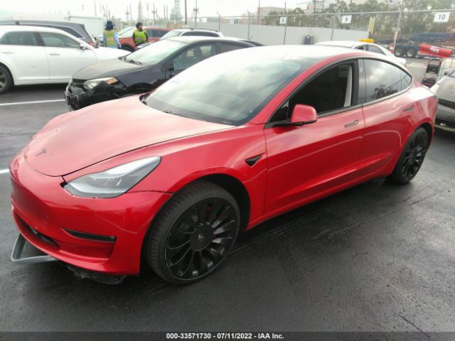 Photo 1 VIN: 5YJ3E1EB8MF002844 - TESLA MODEL 3 