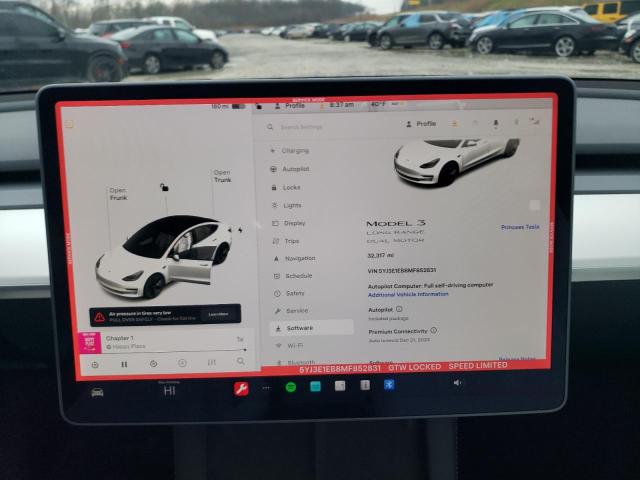 Photo 8 VIN: 5YJ3E1EB8MF852831 - TESLA MODEL 3 