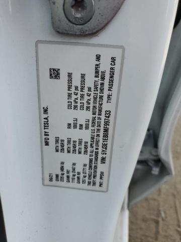 Photo 11 VIN: 5YJ3E1EB8MF997433 - TESLA MODEL 3 