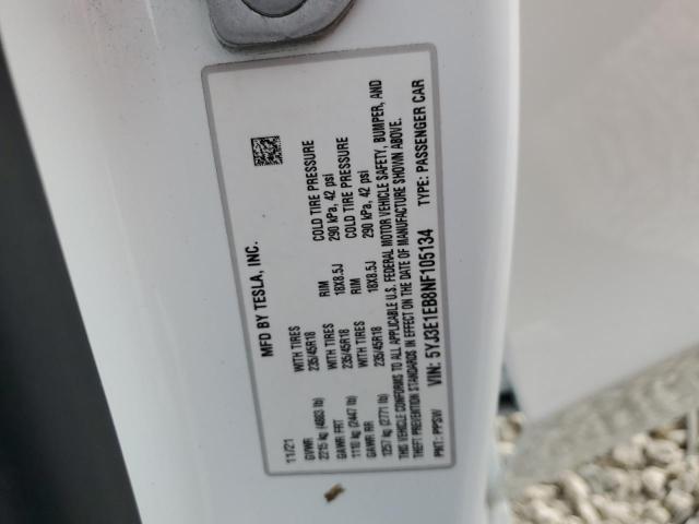 Photo 11 VIN: 5YJ3E1EB8NF105134 - TESLA MODEL 3 