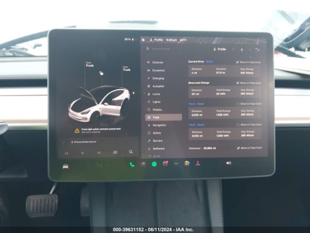 Photo 6 VIN: 5YJ3E1EB8NF167228 - TESLA MODEL 3 