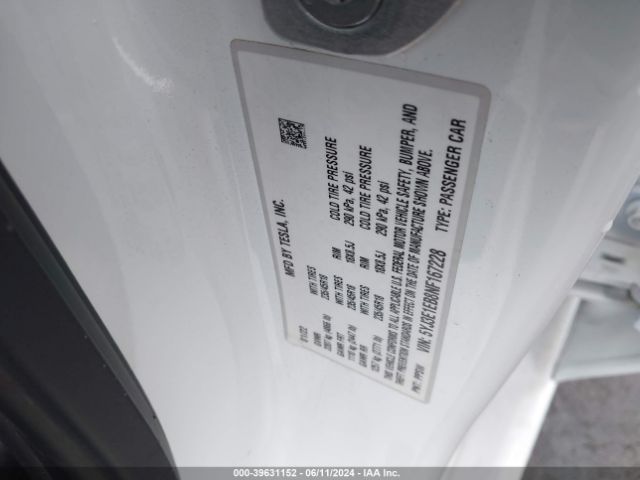 Photo 8 VIN: 5YJ3E1EB8NF167228 - TESLA MODEL 3 