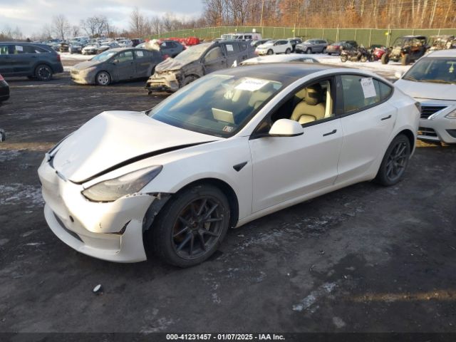 Photo 1 VIN: 5YJ3E1EB8NF183736 - TESLA MODEL 3 