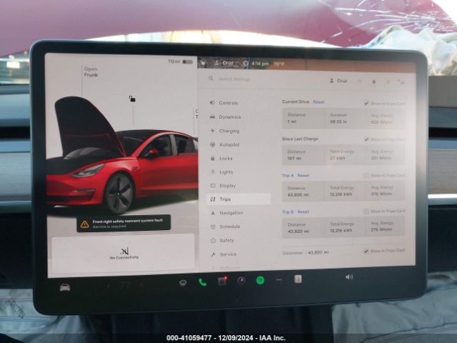 Photo 6 VIN: 5YJ3E1EB8NF213205 - TESLA MODEL 3 