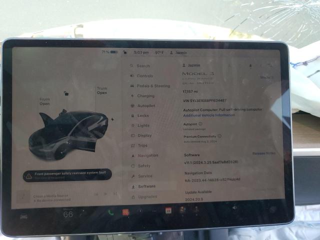 Photo 8 VIN: 5YJ3E1EB8PF634487 - TESLA MODEL 3 