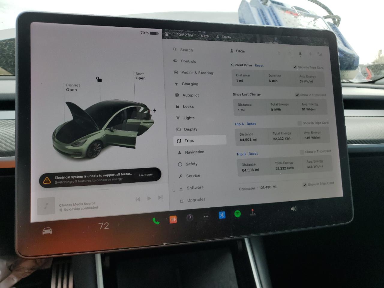 Photo 8 VIN: 5YJ3E1EB9JF170911 - TESLA MODEL 3 