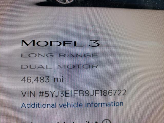 Photo 7 VIN: 5YJ3E1EB9JF186722 - TESLA MODEL 3 