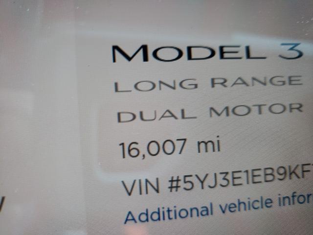 Photo 7 VIN: 5YJ3E1EB9KF191808 - TESLA MODEL 3 