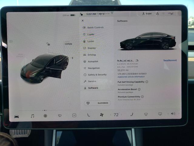 Photo 7 VIN: 5YJ3E1EB9KF441869 - TESLA MODEL 3 